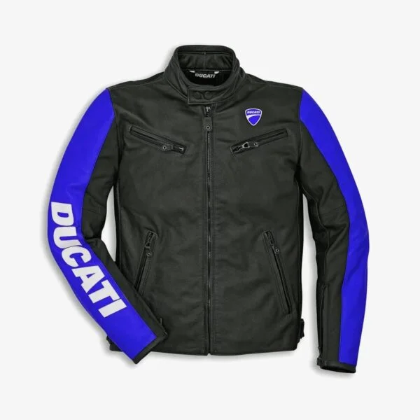 Leather jacket Ducati Company C3 BlUE