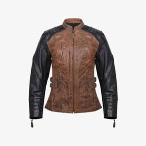 Motorcycle Ladies Leather Jacket