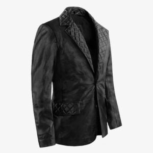 Leather Blazer For Men